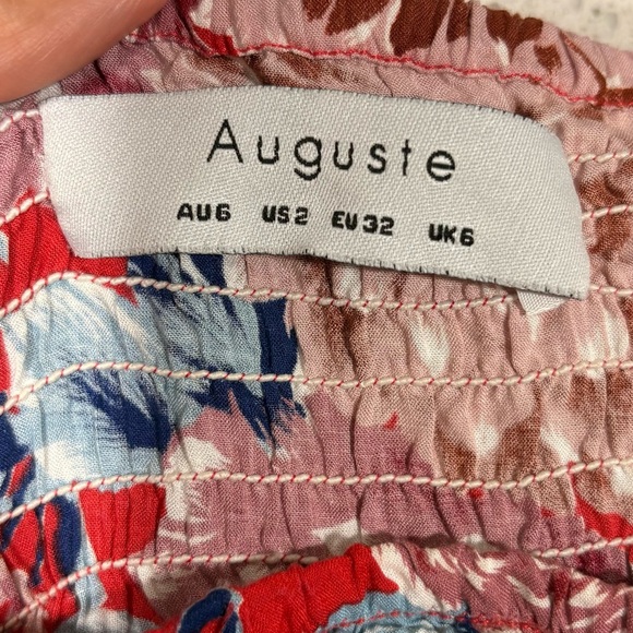 AUGUSTE Shirred Waist Maxi Skirt from Revolve - Picture 9 of 9